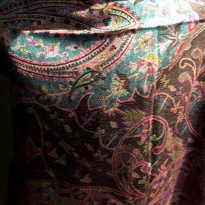 Nemesis Vintage Paisley Brocade Pashmina Scarf Wrap shawl