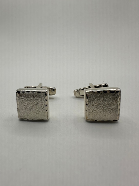 Vintage Cuff Links 925 Sterling Silver - image 1
