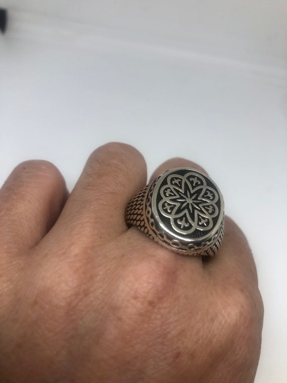 Vintage Celtic 925 Sterling Silver Ring - image 8