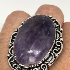 Vintage Purple Genuine Amethyst Ring