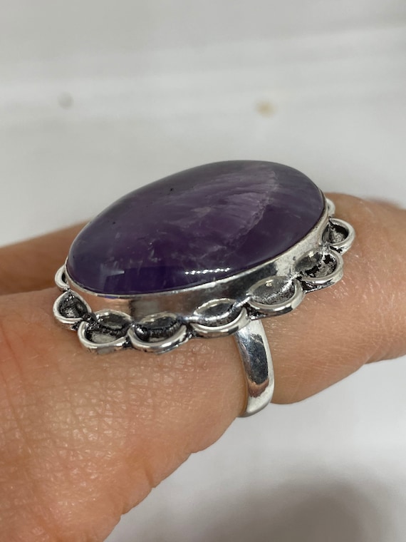 Vintage Purple Genuine Amethyst Ring - image 1