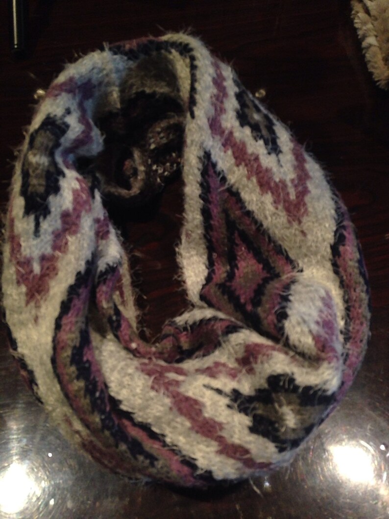 Cool Navajo Print Infinity Scarf image 1