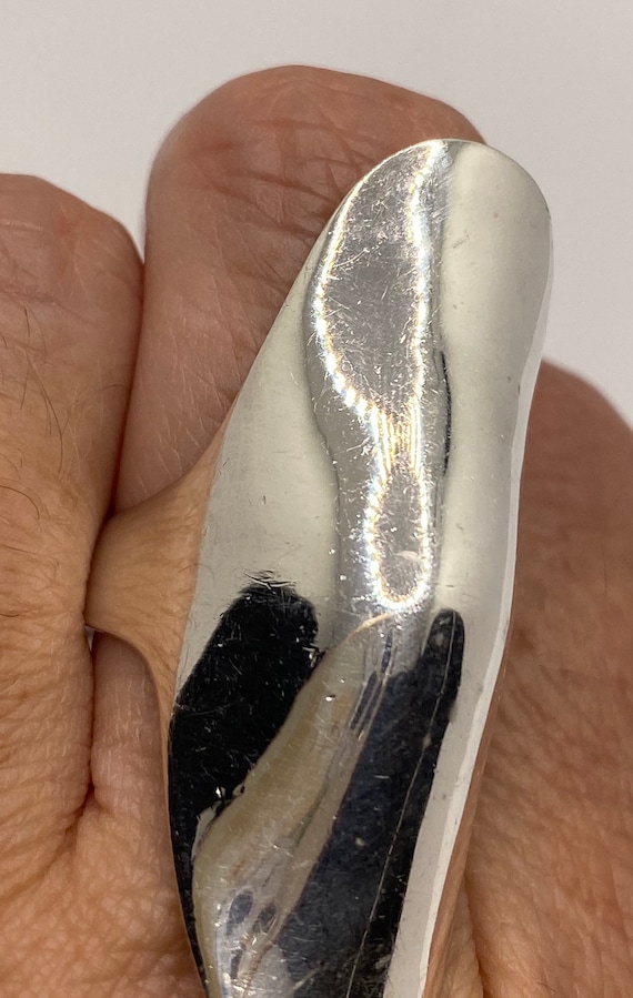 Vintage 925 Sterling Silver Knuckle Ring