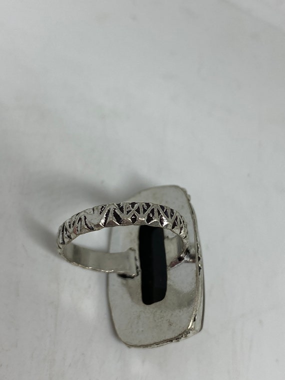 Vintage Tigers Eye Stone Silver Ring - image 3