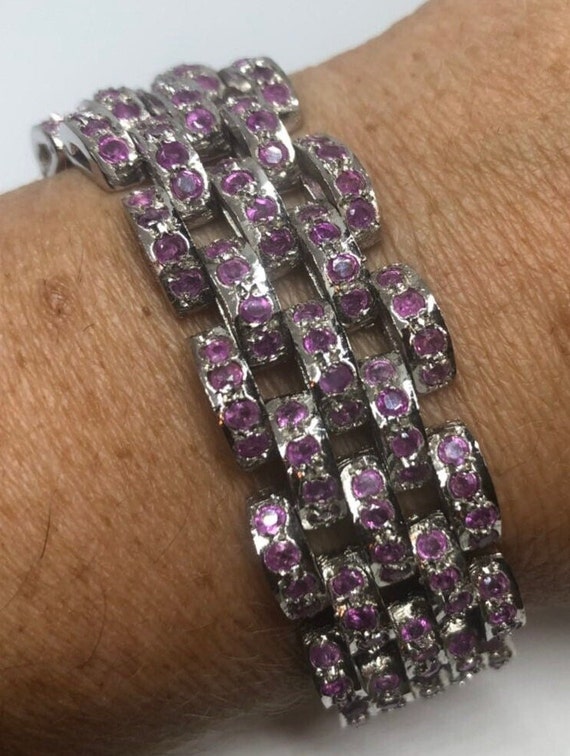 Handmade Genuine Red Ruby in 925 Sterling Silver … - image 3