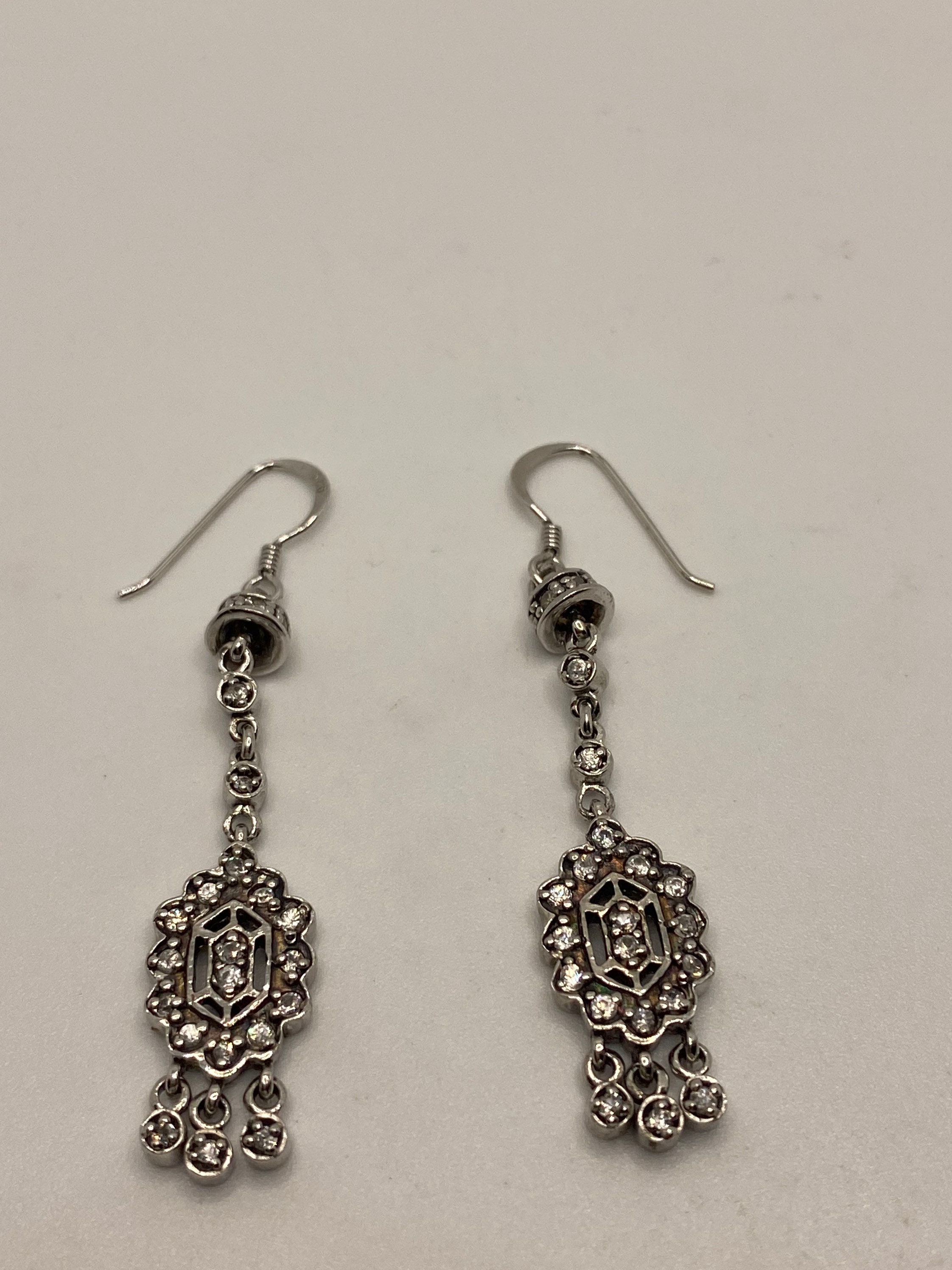 Boucles d'oreilles anciennes en argent 925 (vermeil) et perles - Montres & Bijoux