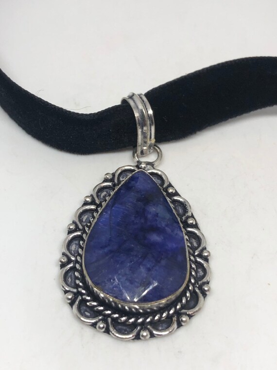 Vintage  Hand Made Tibetan Lapis Necklace. - image 6