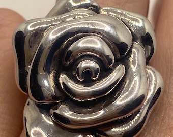 Vintage Rose 925 Sterling Silver Ring