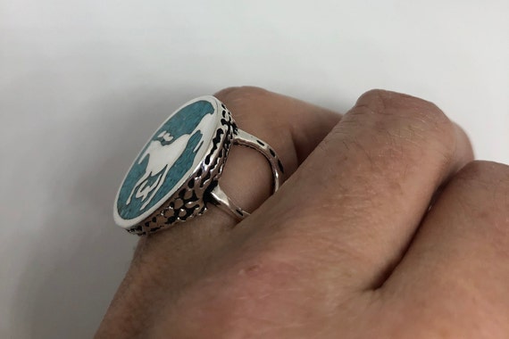 ヴィンテージ ネイティブアメリカン スタイル 南西部 ターコイズ