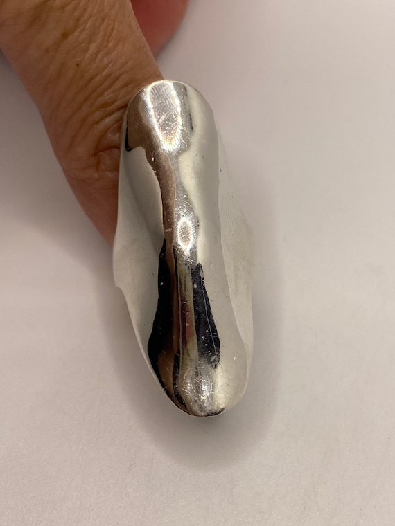 Vintage 925 Sterling Silver Knuckle Ring - Etsy