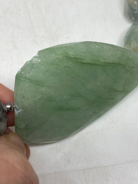 Vintage Genuine Labradorite Aventurine Gemstone N… - image 3