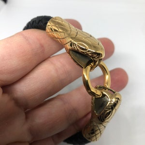 Vintage Style Snake Unisex Mens Bracelet