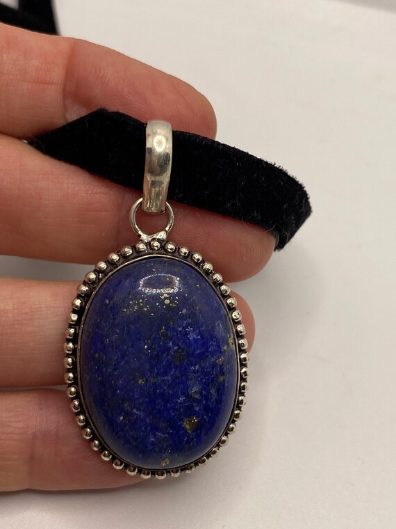 Vintage Blue Lapis Choker Necklace. - image 5