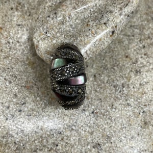 Vintage Genuine Marcasite 925 Sterling Silver Dangle Earrings