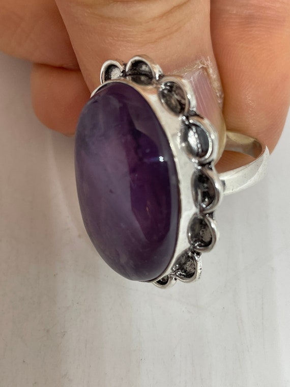 Vintage Purple Genuine Amethyst Ring - image 5