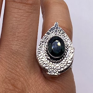 Weiße Vintage Gift Bronze Pillbox Ring