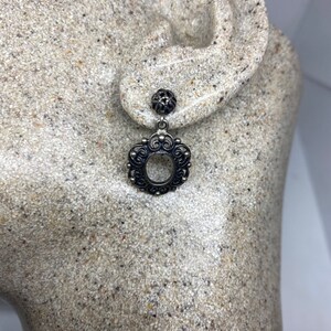Vintage Handmade Sterling Silver Earrings