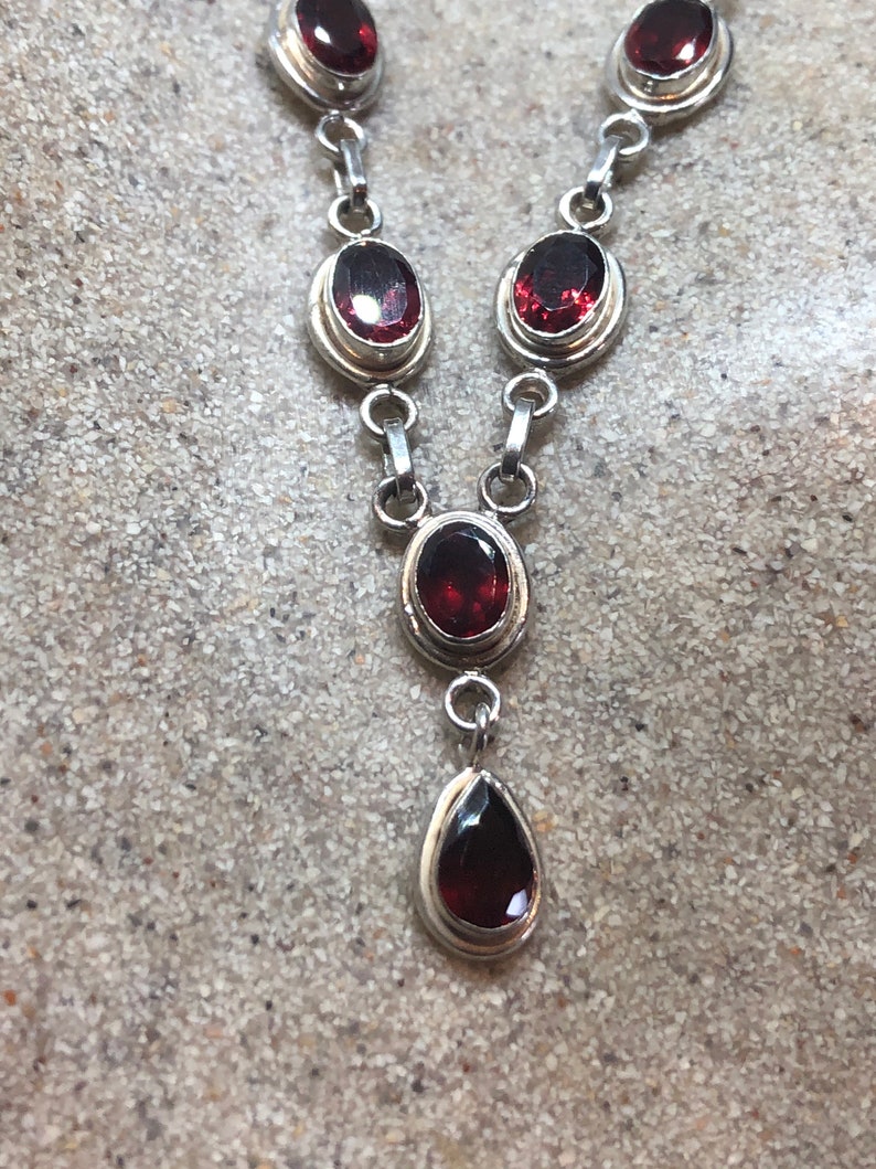 Bohemian Necklace in 925 Sterling Silver on 925 Chain Etsy