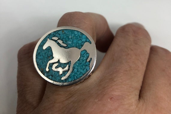 ヴィンテージ ネイティブアメリカン スタイル 南西部 ターコイズ