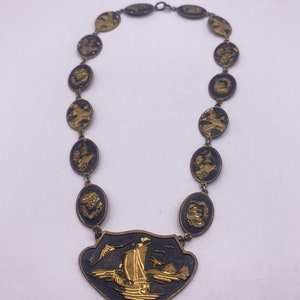 Vintage Bronze Choker im Vintage Look