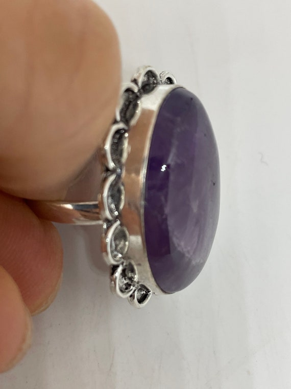 Vintage Purple Genuine Amethyst Ring - image 4