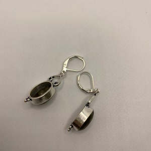 Vintage Labradorite Silver Dangle Earrings image 5