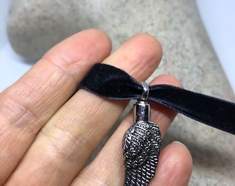 Stainlees Steel Perfume Oil Bottle Handmade Vintage Pendant Choker Necklace