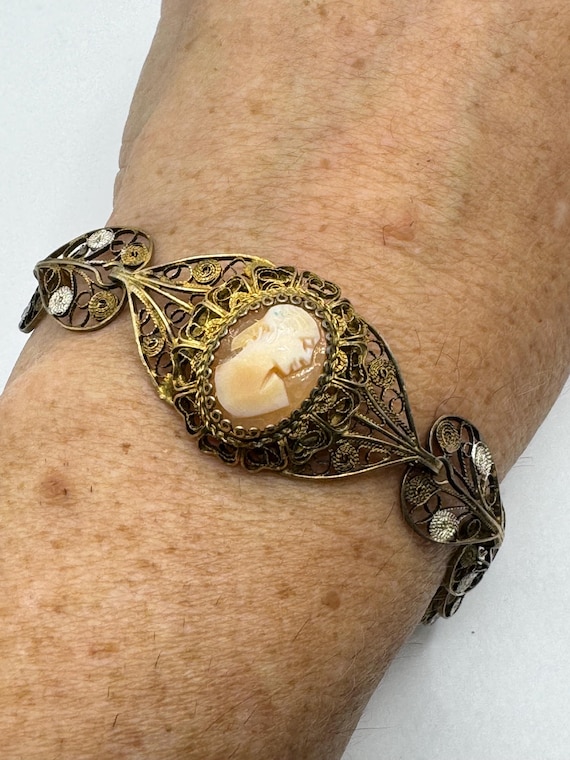 Vintage cameo bracelet, 7 - Gem