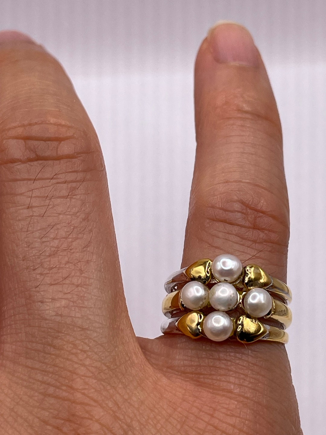 Brown Cultured Pearl Ring main image 0