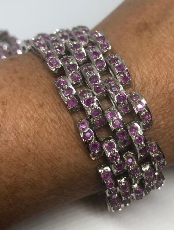 Handmade Genuine Red Ruby in 925 Sterling Silver … - image 4