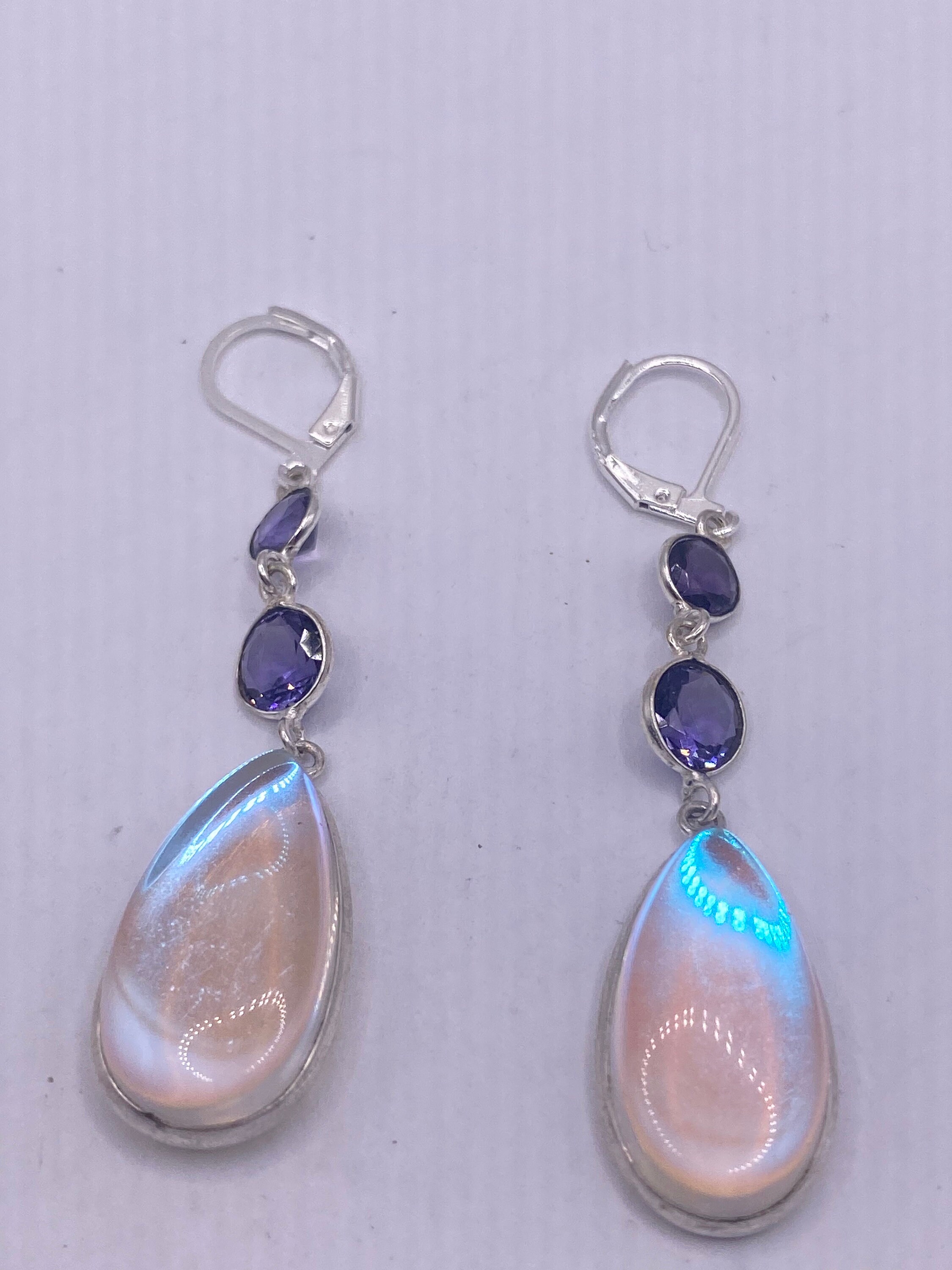 Collier poire Kunzite fait main : bijoux bohèmes en argent