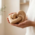 Personalized Wooden Infinity Hearts Sculpture, Custom Couple Names Keepsake Gift for Couples Girl Friend Boy Friend