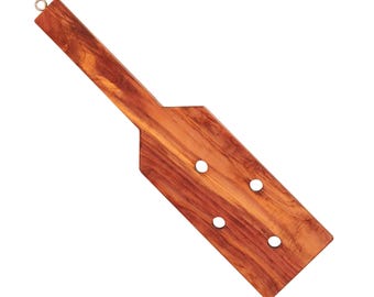 Master's Signature Series Cedar Wooden Paddle for Impact Play, Spanking & Discipline (14" Length)