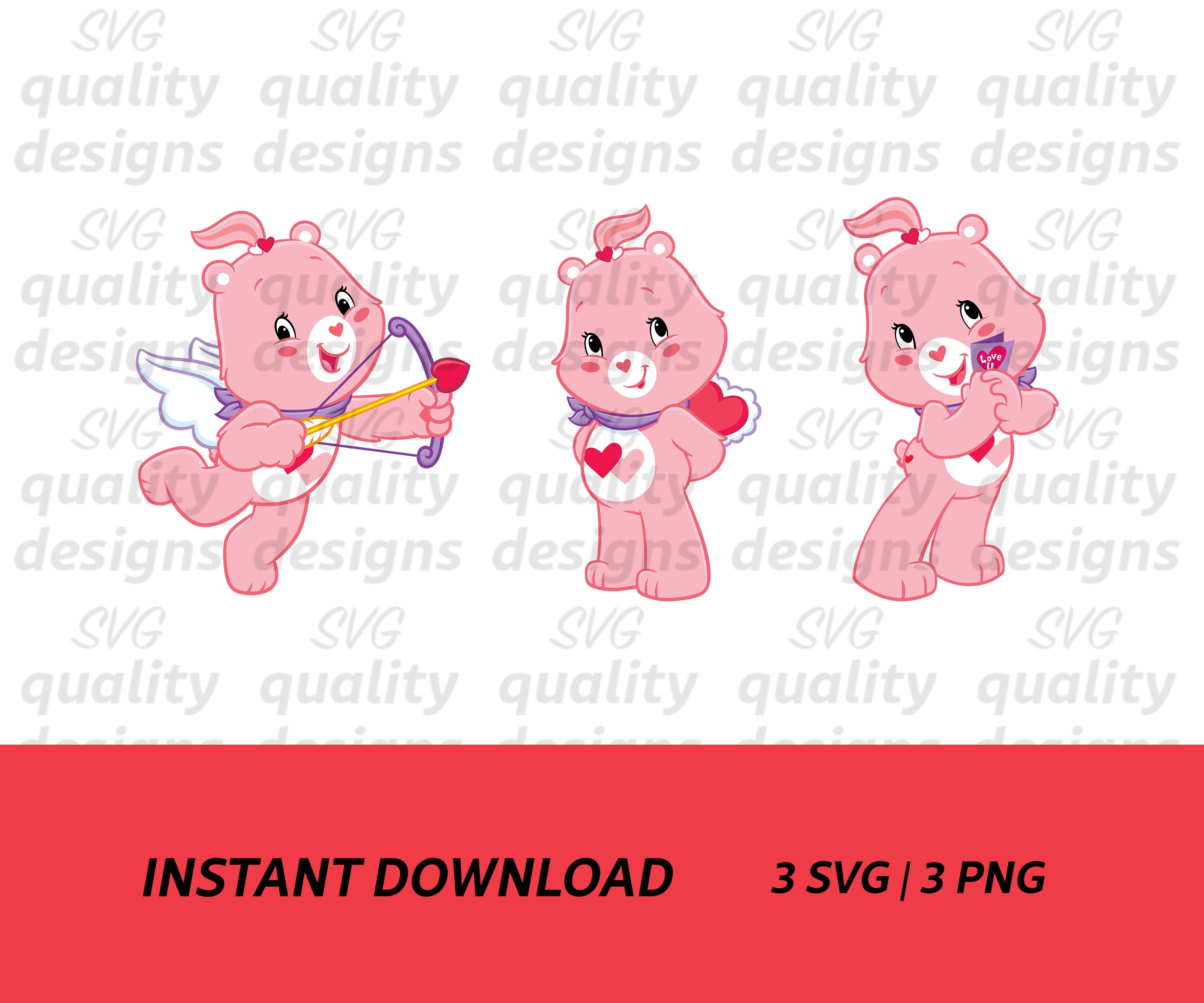 Love a Lot Care Bear Vintage - Etsy