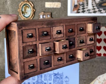 SVG-bestand poppenhuis apothekerskast, schaal 1:12, lasergesneden bestand