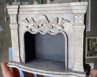 File SVG camino per casa delle bambole, scala 1:12, file tagliato al laser