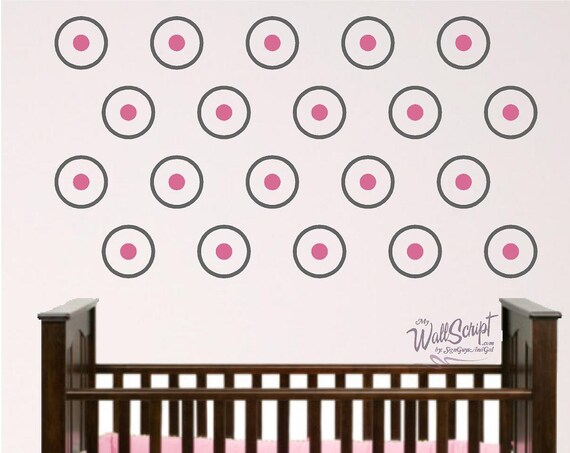 Dot nursery wall decal