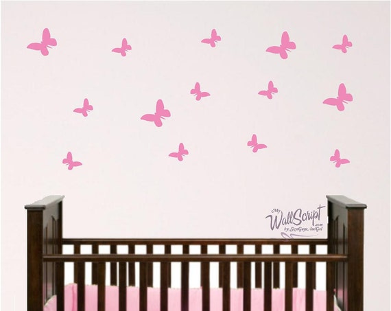 Dot nursery wall decal, nursery vinyl stickers for decorating kids room