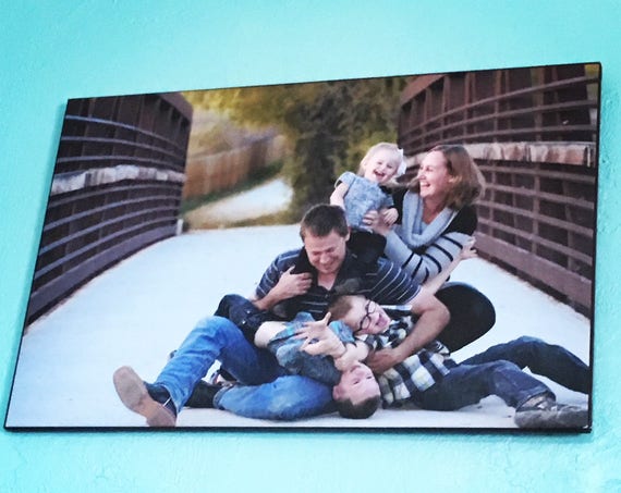 Famiy Canvas Photo Print stretched on frame custom canvas print