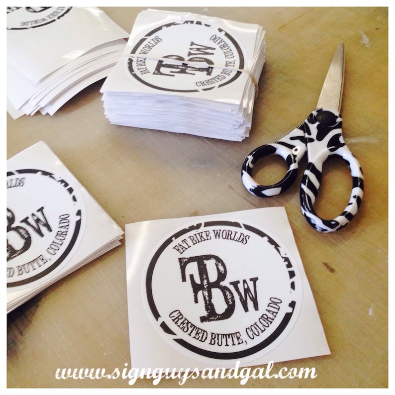 Cheap Stickers 100 Custom Stickers Sticker Printing Etsy