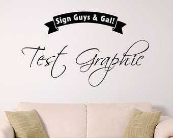 Small Test Wall Graphic