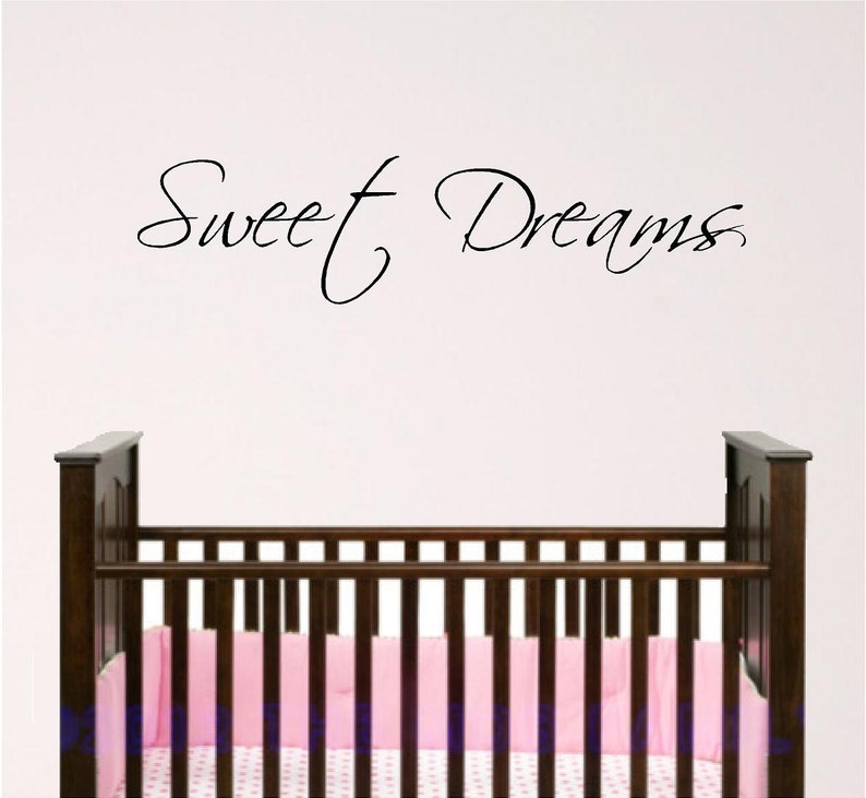 Sweet Dreams Nursery Wall Art image 1