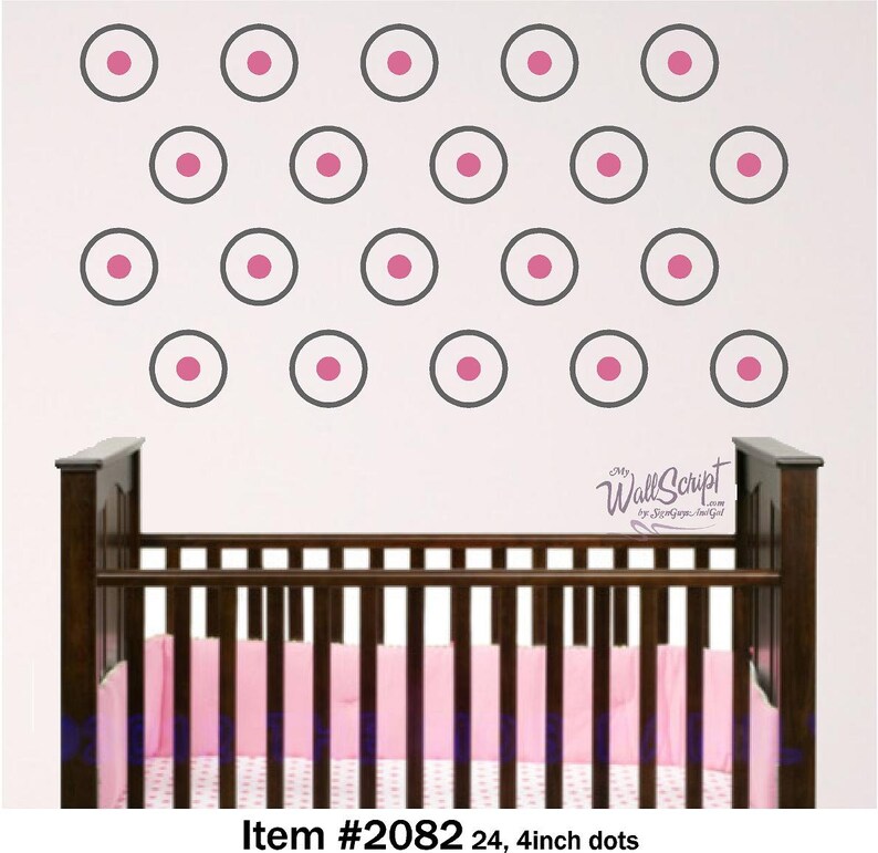 Dot Nursery Wall Decal Etsy