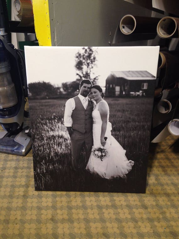 Wedding Canvas Photo Print stretched on frame custom canvas print