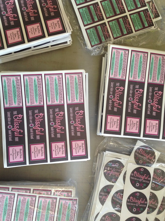 Labels, product labels, 500 custom stickers, sticker printing