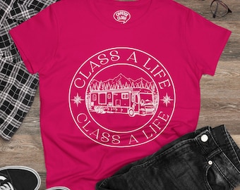 Class A Life RV Camper Tee | Motorhome Circle Logo T-Shirt