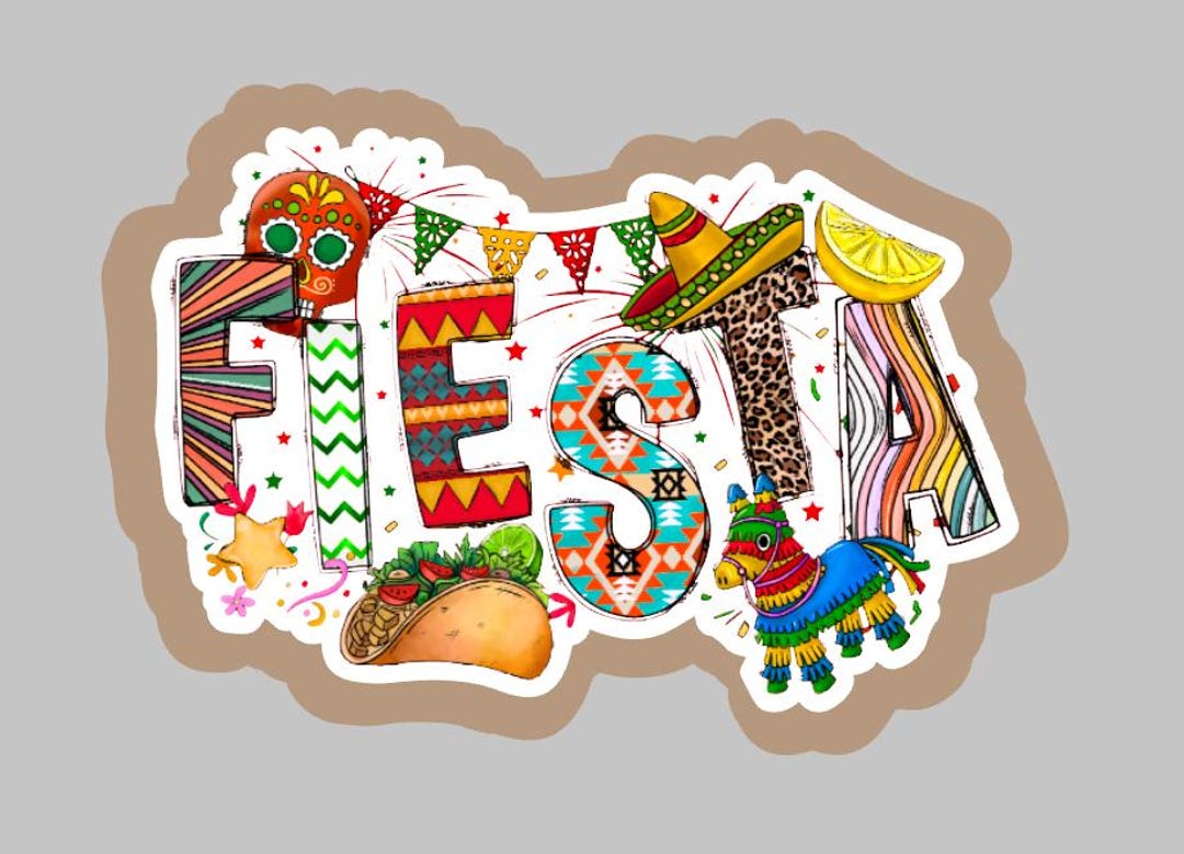 Fiesta Acrylic Blank & Vinyl Decal Set for Badge Reels, DIY Supplies - Etsy