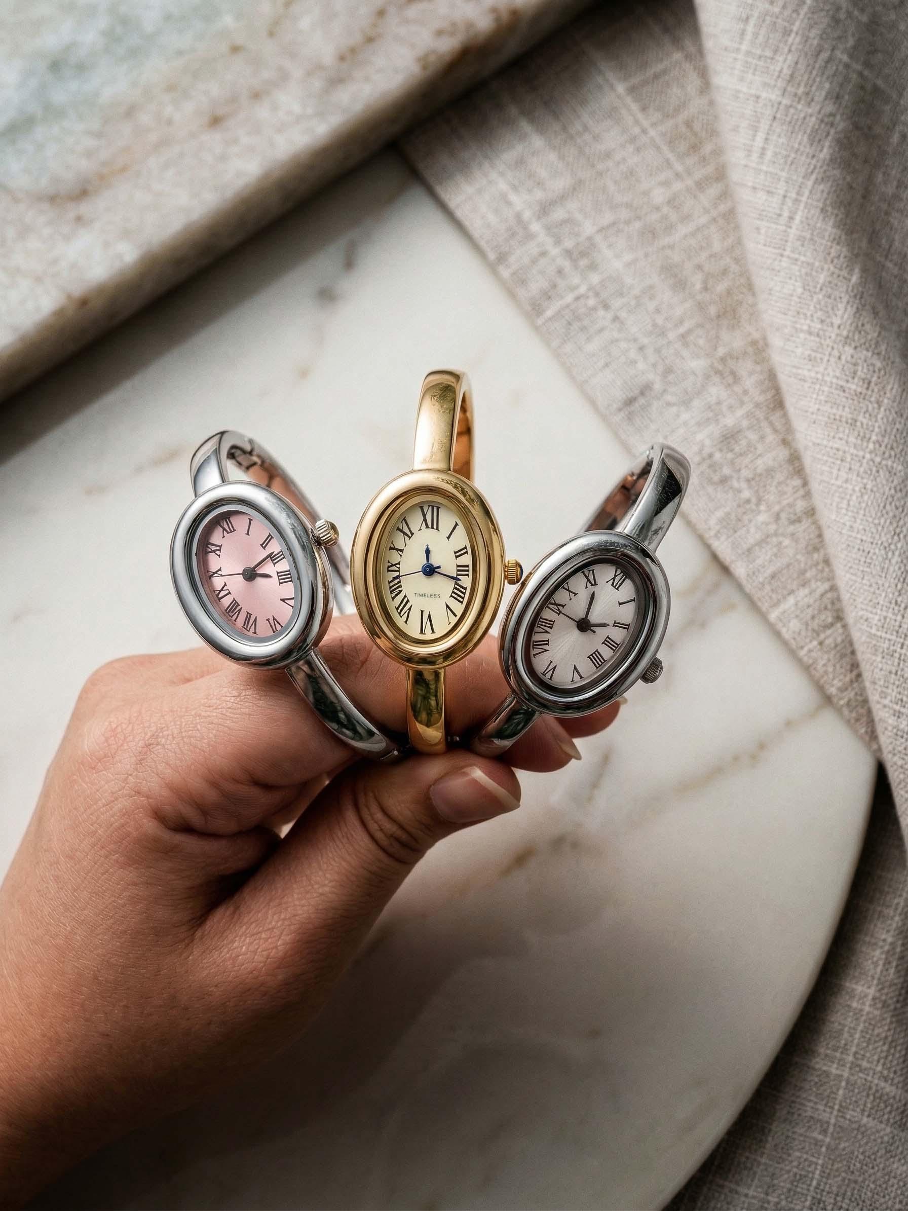 ヴィンテージ　時計ブレスレット Vintage bangle watch - Etsy 日本