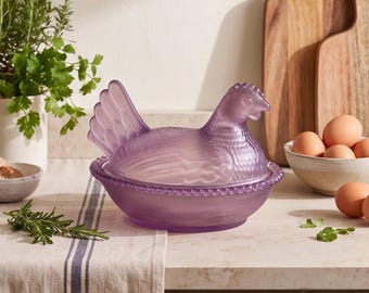 Mosser Jadeite Hen on Nest Candy Dish 4