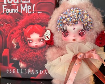 Custom Skullpanda YFM Glass Rhinestone “Moldy Muffin”.